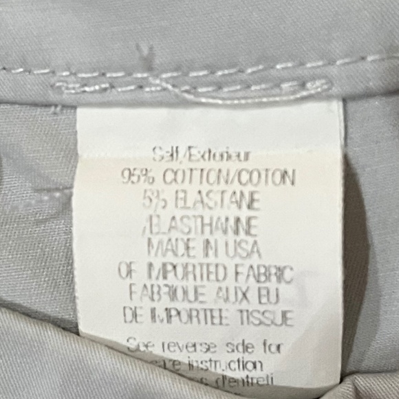 theory side button khaki shorts size 4 - Picture 2 of 4